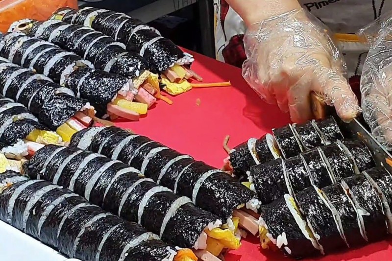 Kimbap (김밥): Korean Seaweed Rice Rolls